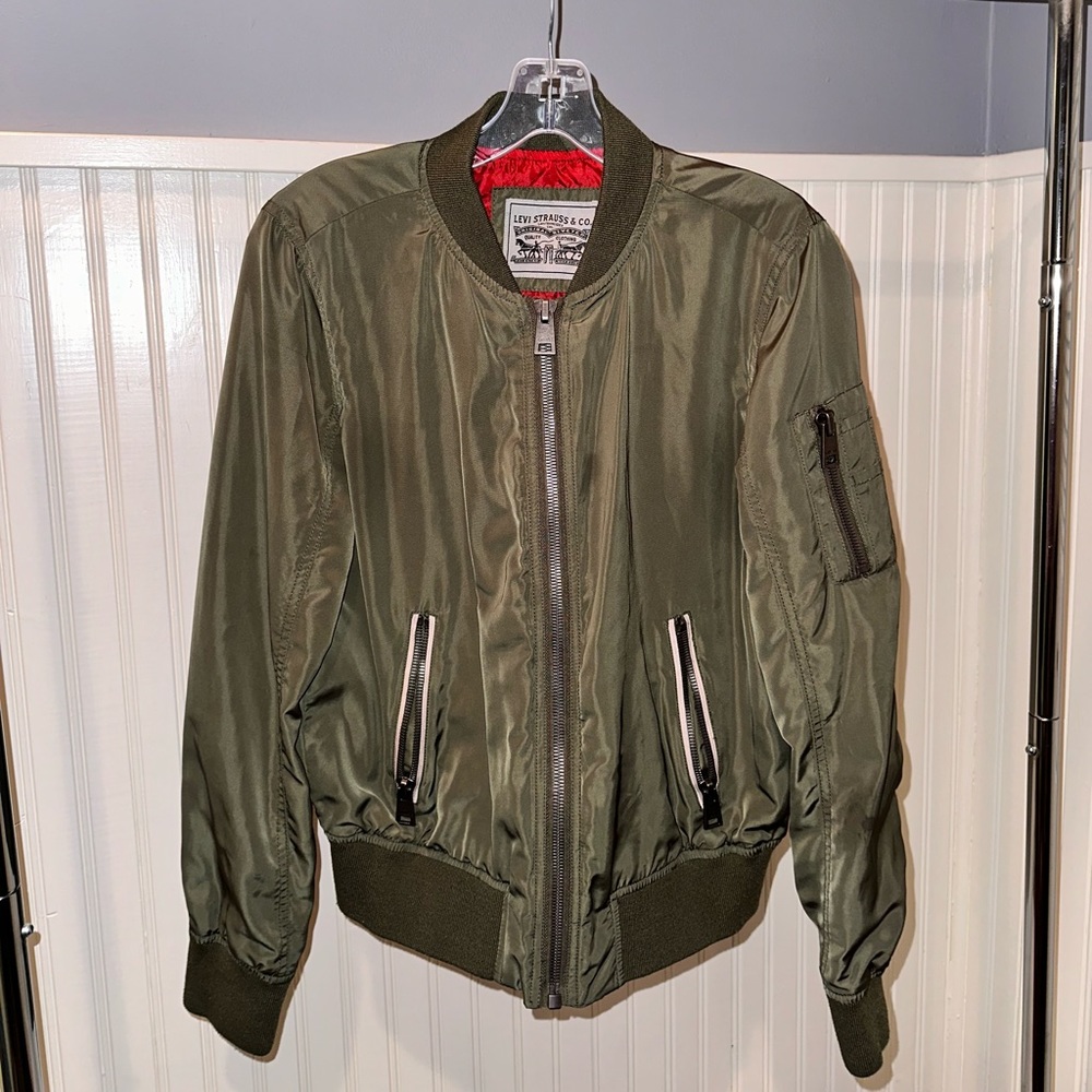 Levi's Olive Bomber Jacket